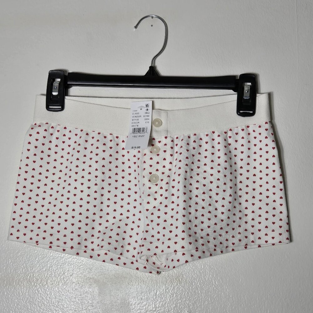Heart Print Shorts